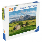 Ravensburger Pussel - Dolomitenidyll of Siusi 500 Bitar Ravensburger Pussel - Dolomitenidyll of Siusi 500 Bitar
