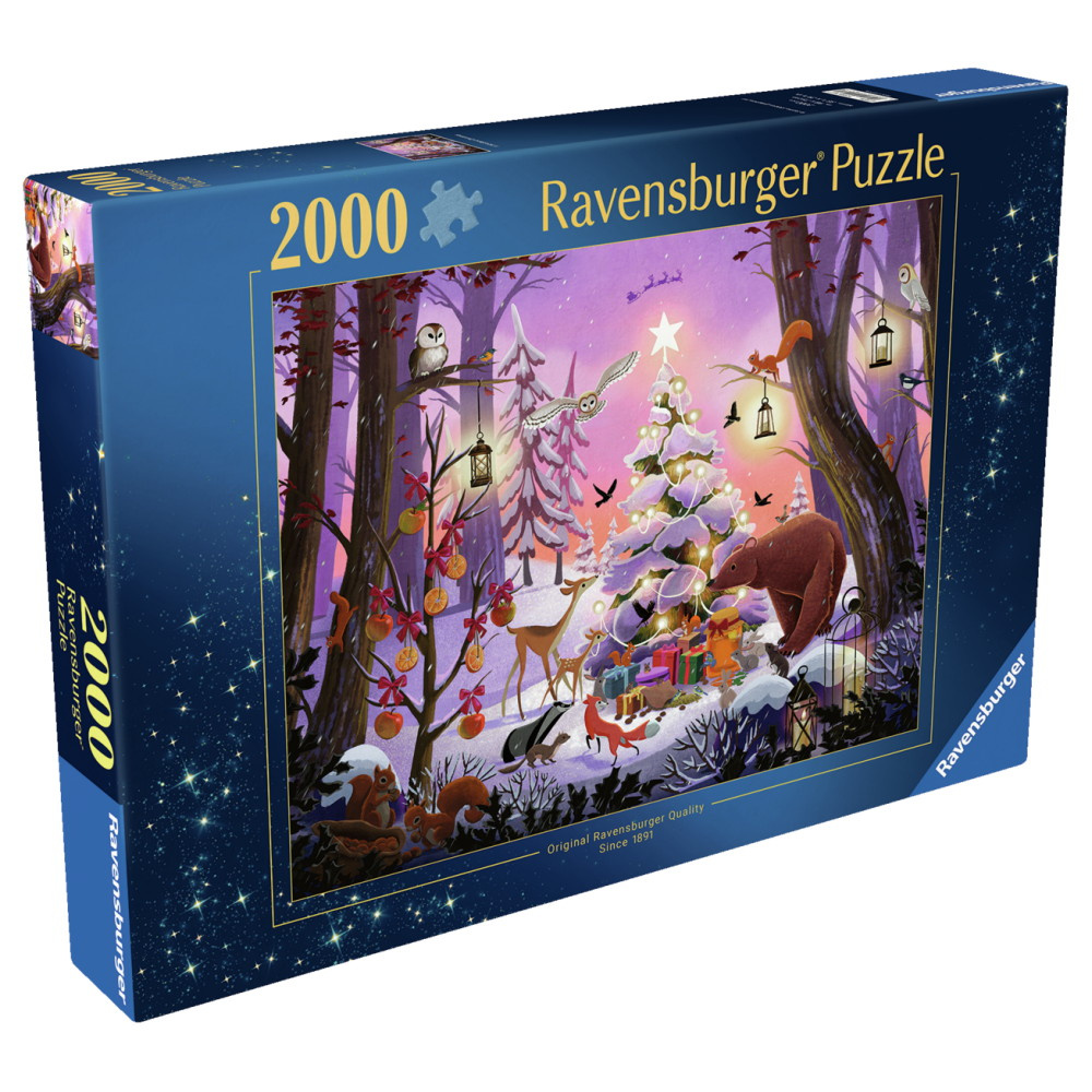 Ravensburger Pussel: A Woodland Christmas 2000 Bitar