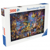 Ravensburger Pussel: Dragon's Library 3000 Bitar Ravensburger Pussel: Dragon's Library 3000 Bitar