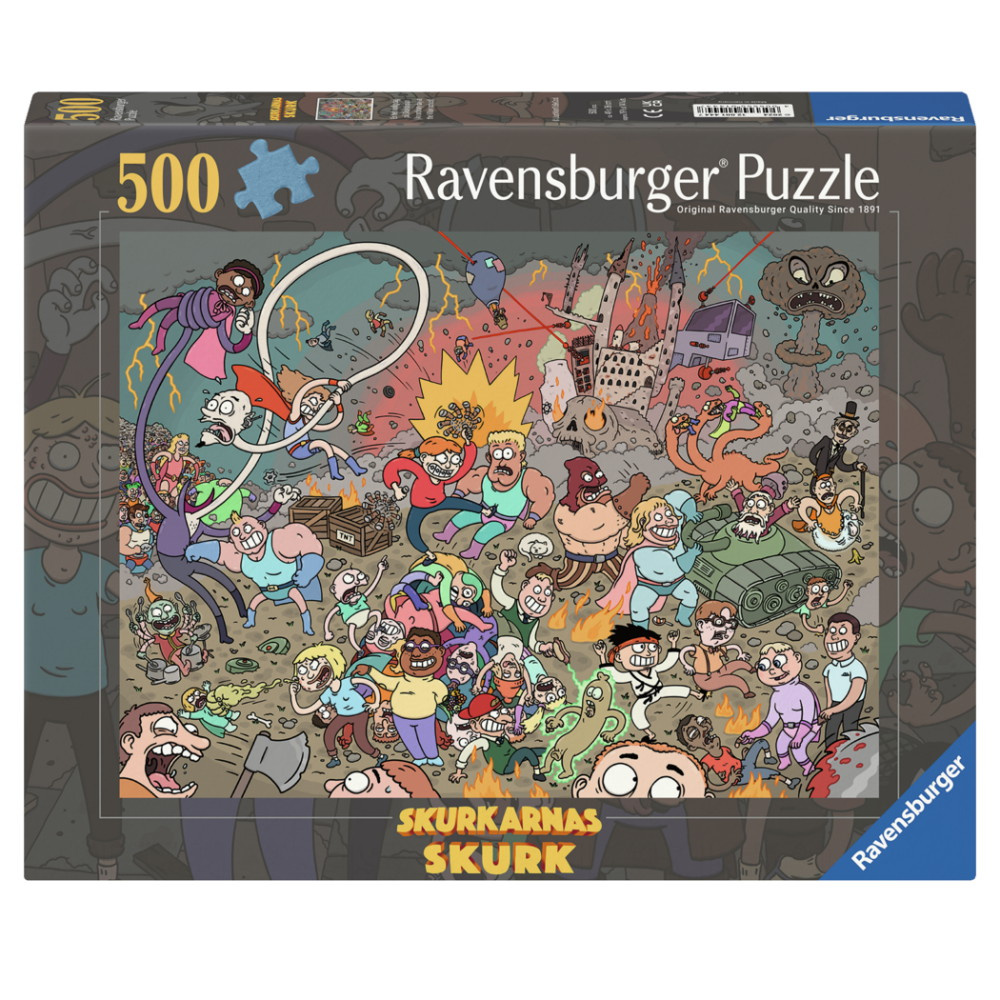 Ravensburger Pussel: En helt vanlig dag på Skurkskolan 500 Bitar