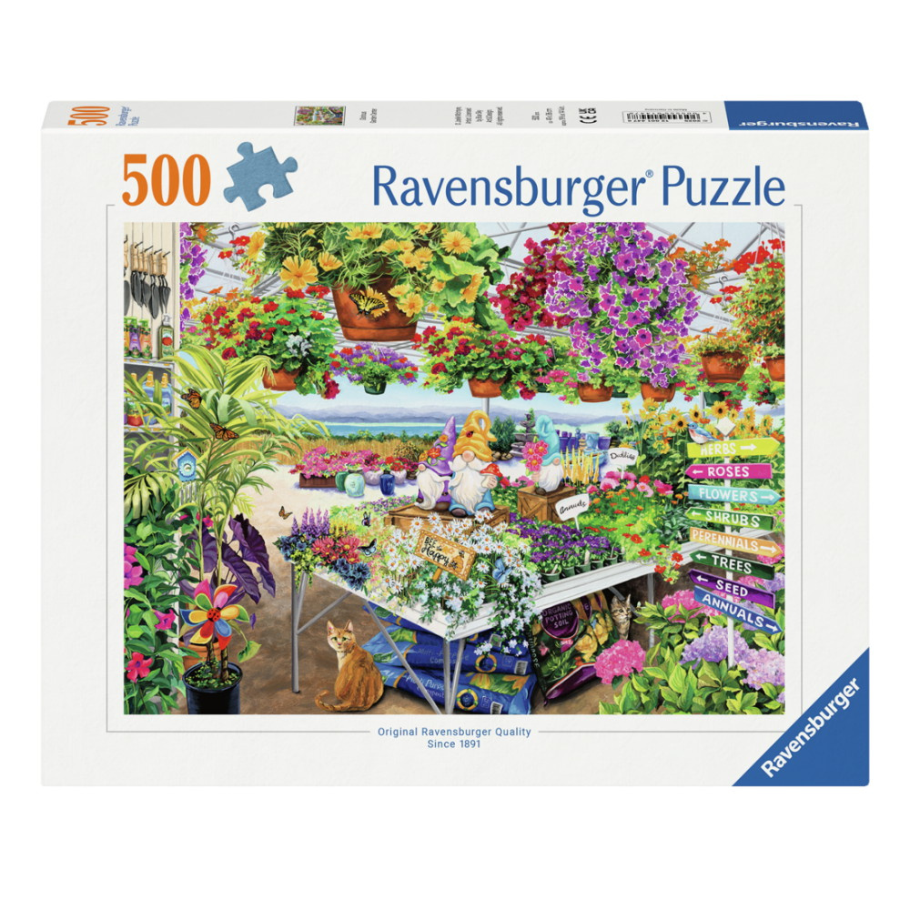 Ravensburger Pussel: Glorious Garden Center 500 Bitar