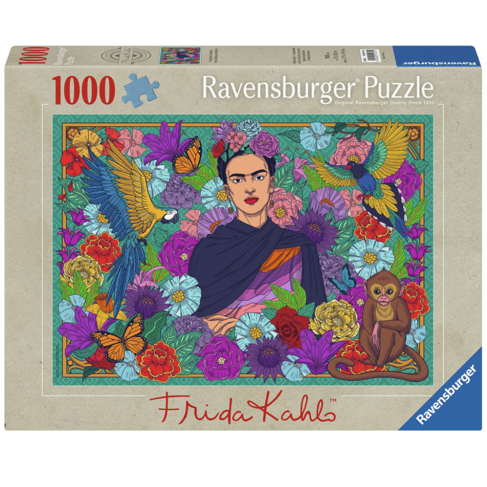 Ravensburger Pussel: Parrot, Monkey and Blooms 1000 Bitar