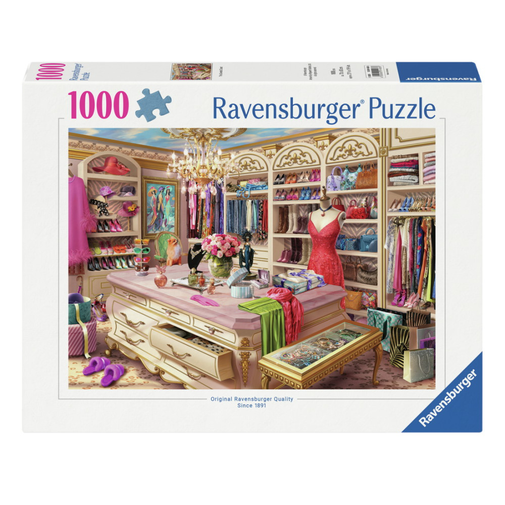 Ravensburger Pussel: The Coveted Closet 1000 Bitar