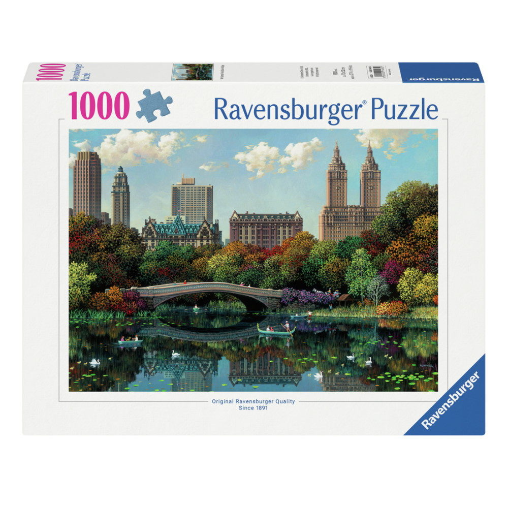 Ravensburger Pussel: NY Central Park, Bow Bridge 1000 Bitar