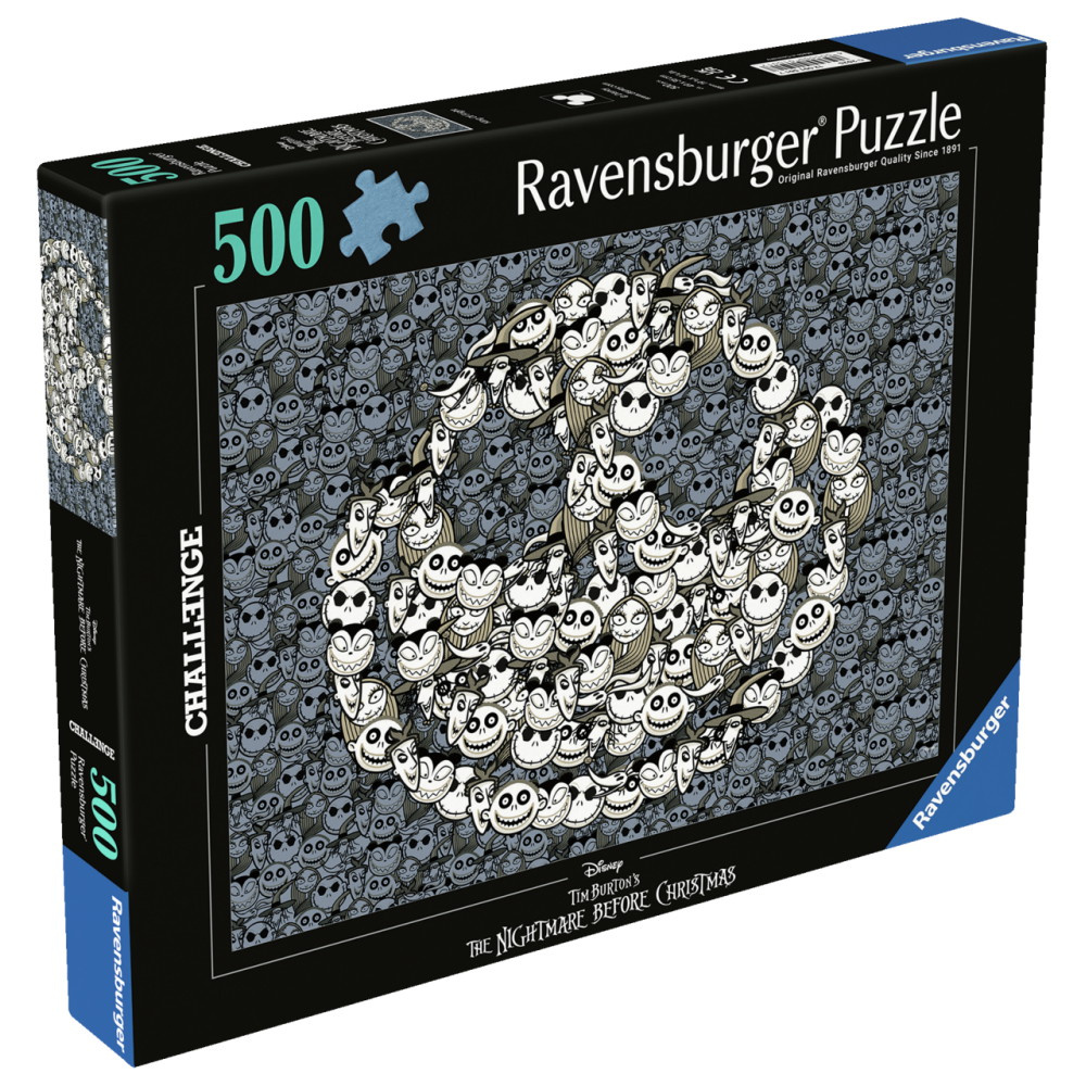 Ravensburger Pussel: Nightmare Before Christmas - King Of Fright 500 Bitar