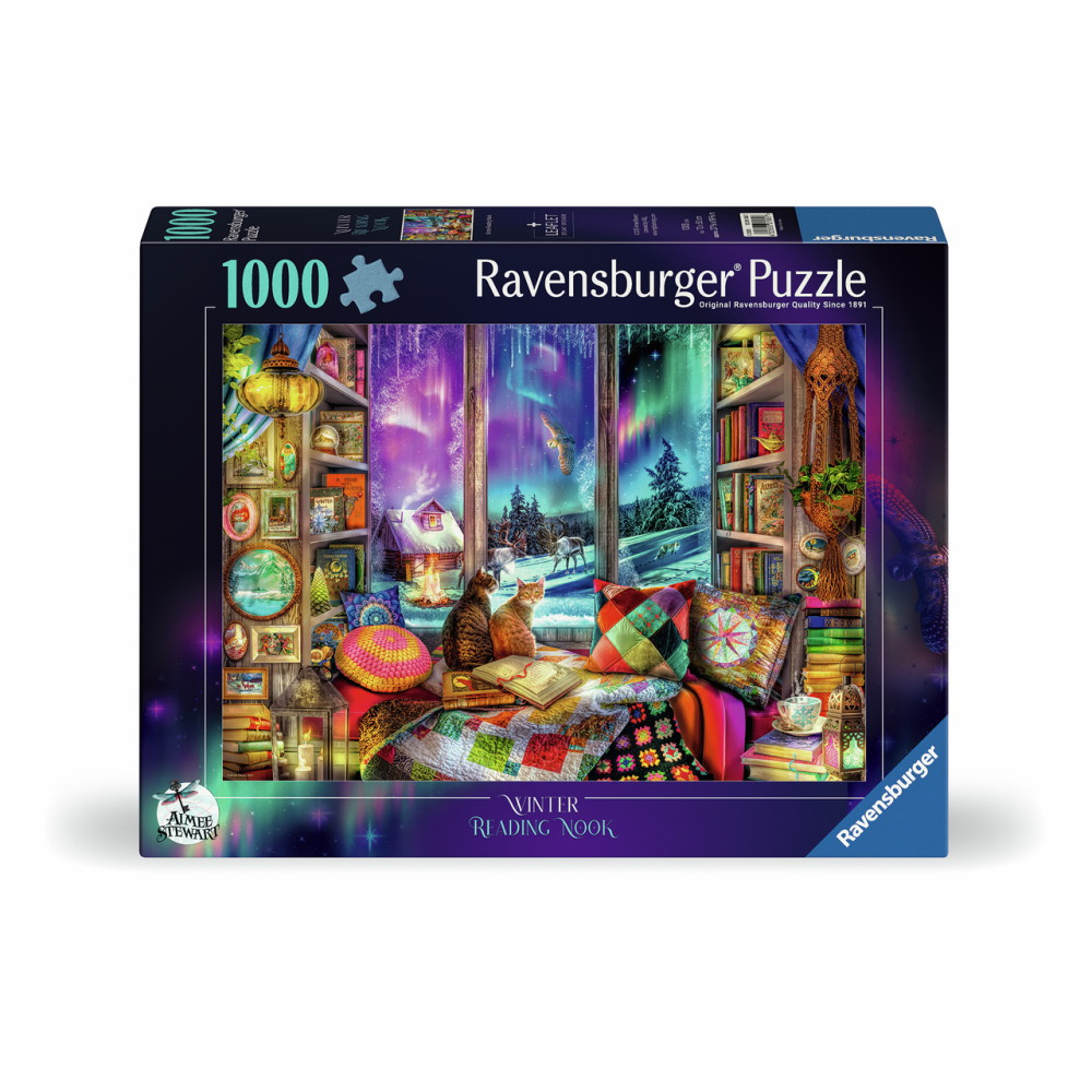 Ravensburger Pussel: The Winter Reading Nook 1000 Bitar