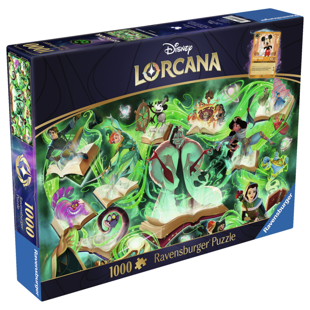 Ravensburger Pussel: Disney Lorcana - Glimmers of the Realm: Emerald 1000 Bitar