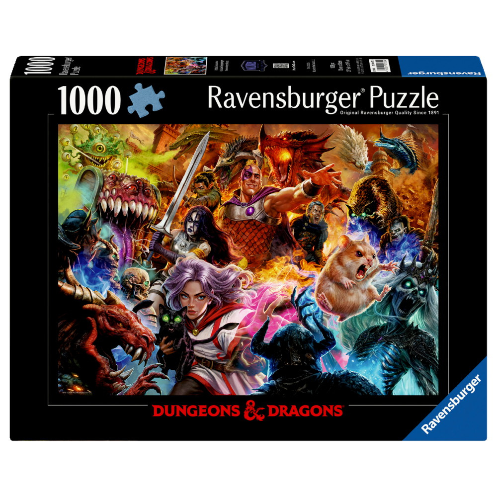 Ravensburger Pussel: Dungeons & Dragons Critical Encounters 1000 Bitar