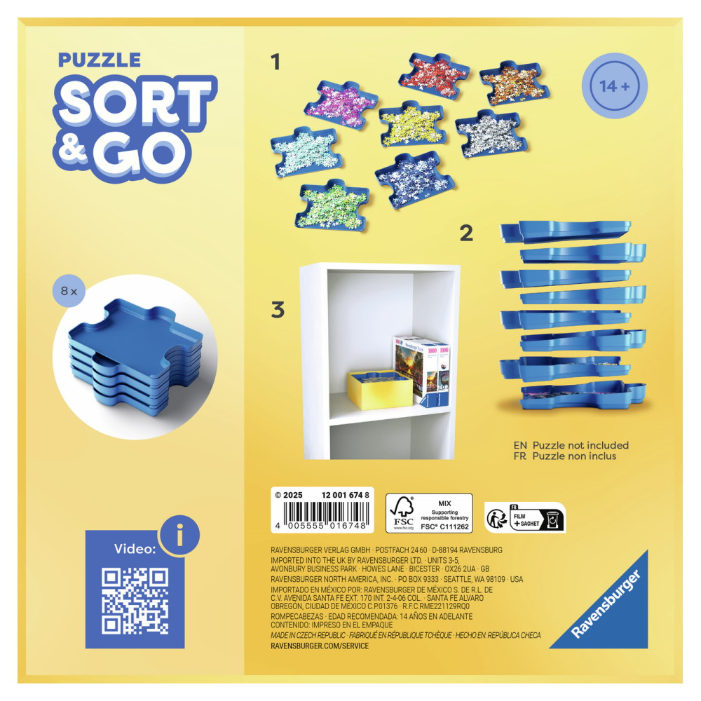 Puzzle Sort & Go 300-1000 Bitar