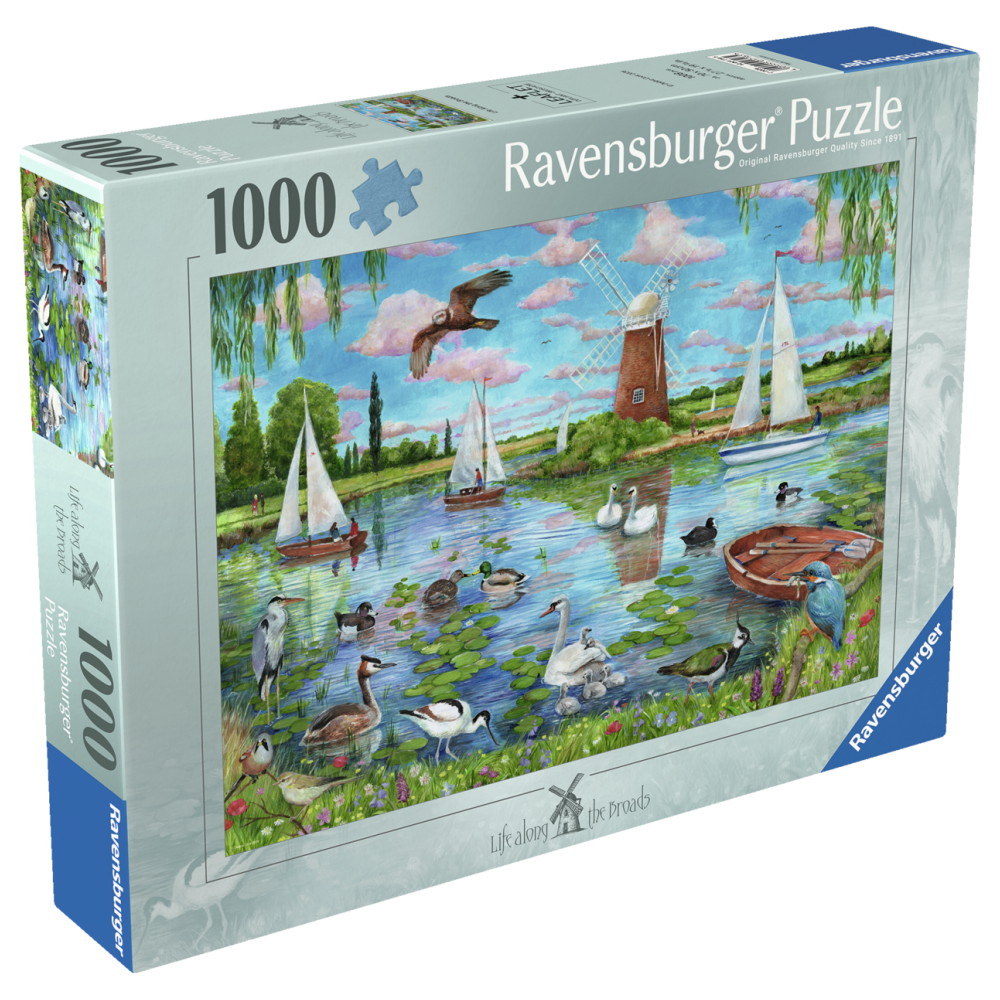 Ravensburger Pussel: Life Along the Broads 1000 Bitar