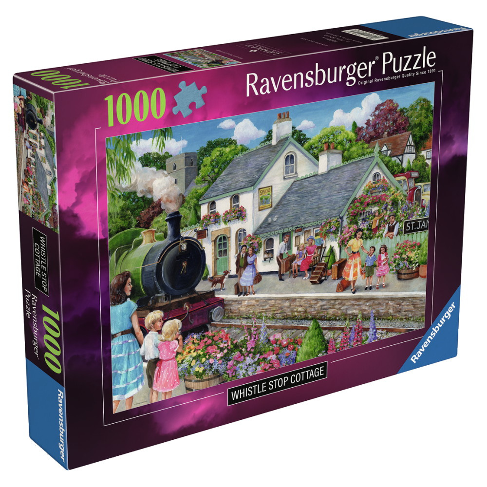 Ravensburger Pussel: Whistle Stop Cottage 1000 Bitar