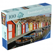 Ravensburger Pussel: Colorful Houses in Sweden 108 XL Bitar Ravensburger Pussel: Colorful Houses in Sweden 108 XL Bitar