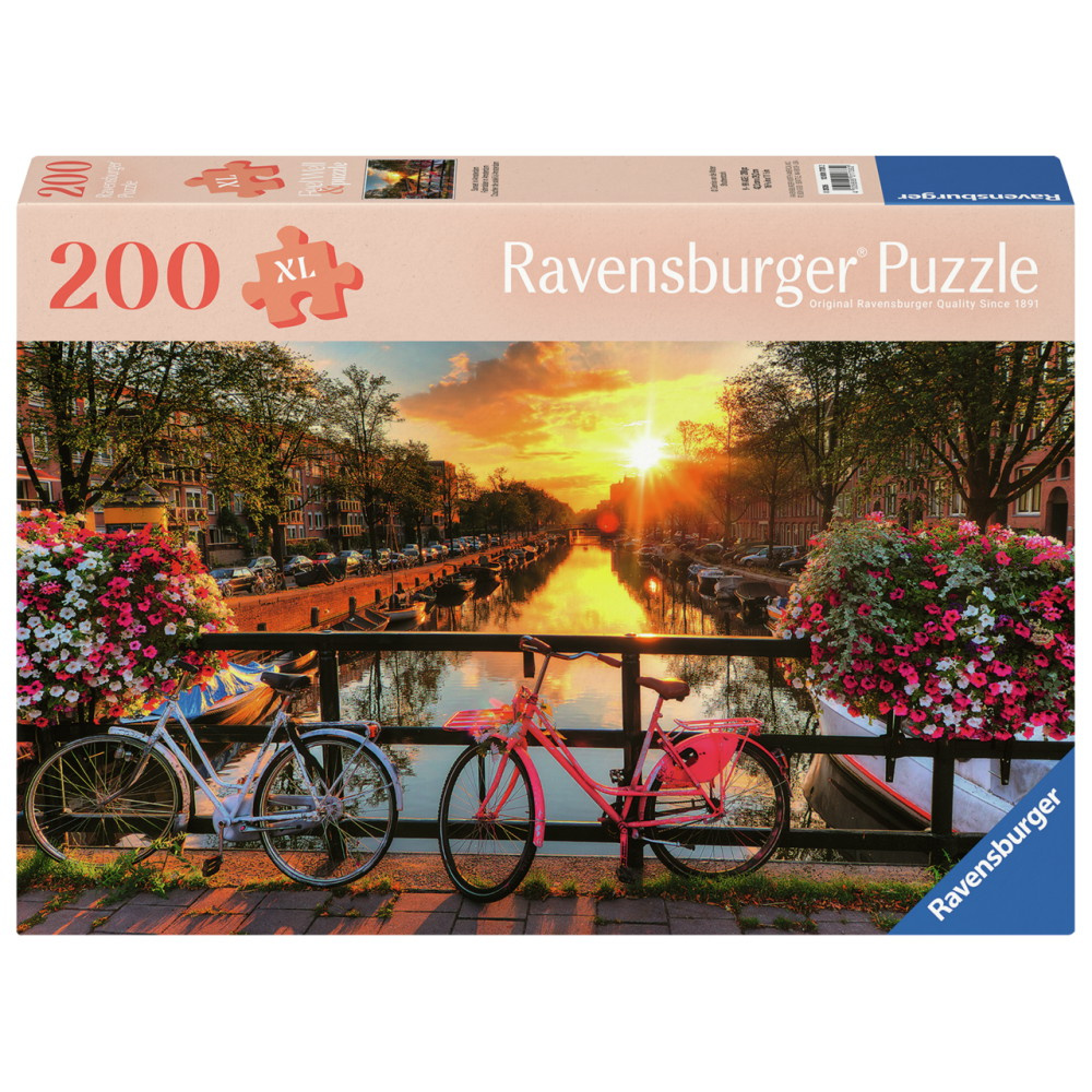 Ravensburger Pussel: Sunset in Amsterdam 200 XL Bitar