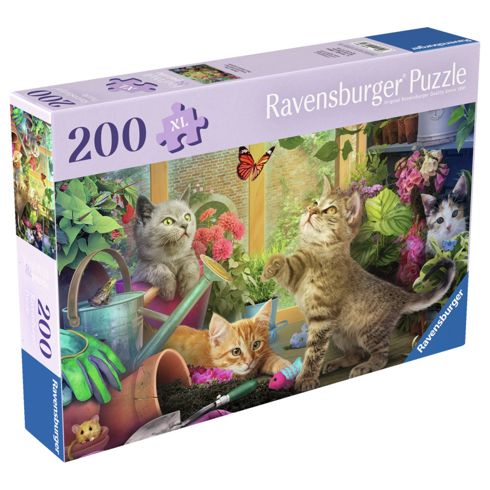 Ravensburger Pussel: Cheeky Cats 208 XL Bitar