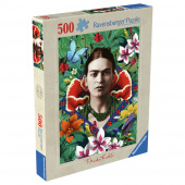 Ravensburger Pussel: Frida Kahlo, Blooming Fantasy 500 Bitar Ravensburger Pussel: Frida Kahlo, Blooming Fantasy 500 Bitar
