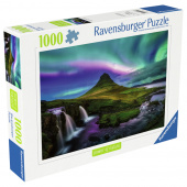 Ravensburger Pussel: Aurora Over Kirkjufell 1000 Bitar Ravensburger Pussel: Aurora Over Kirkjufell 1000 Bitar