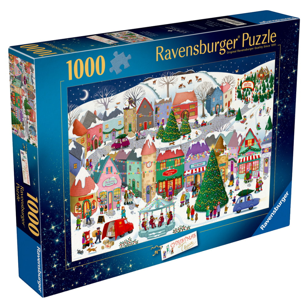 Ravensburger Pussel: Christmas Town 1000 Bitar