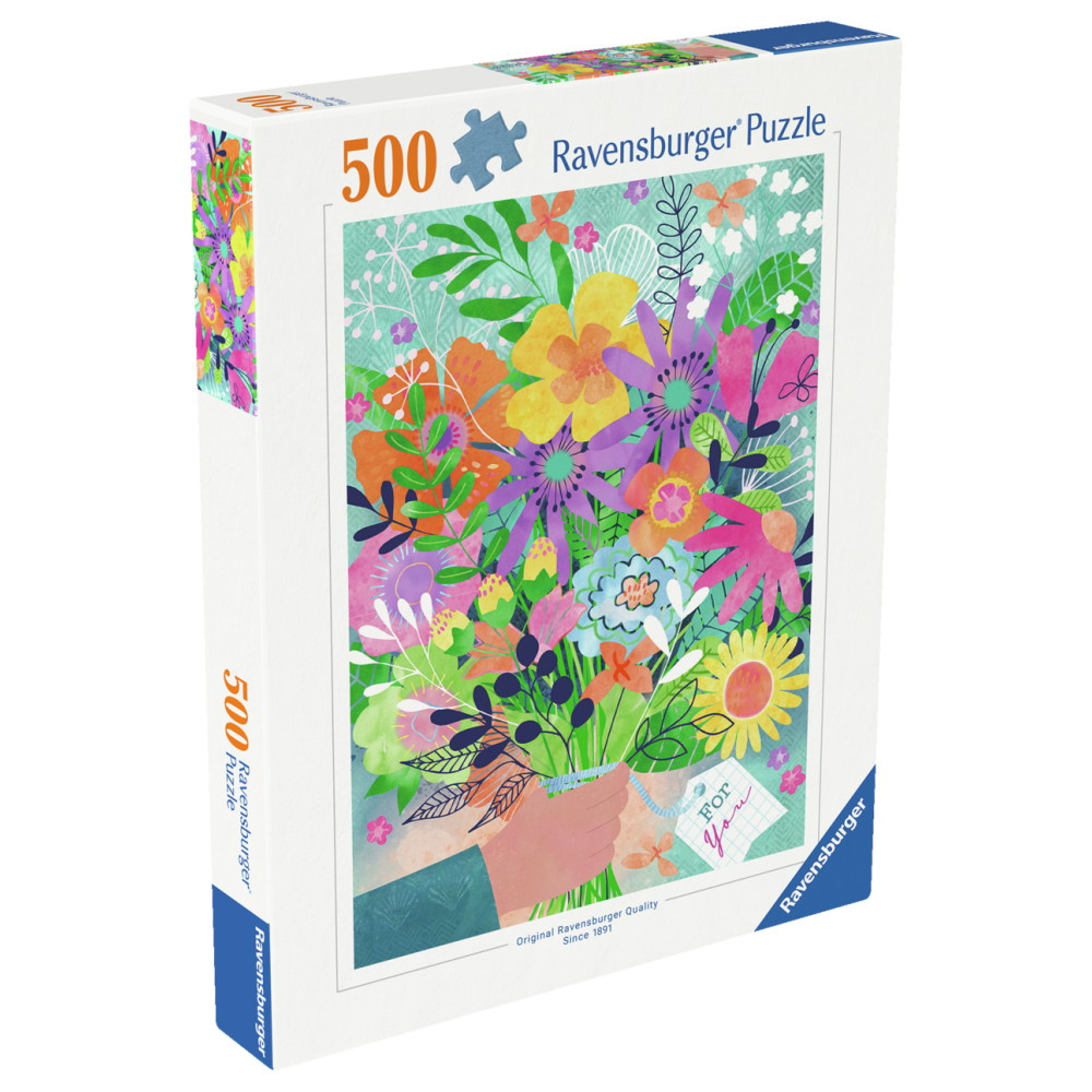 Ravensburger Pussel: Flowers for you 500 Bitar