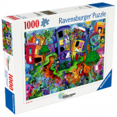 Ravensburger Pussel: Lady Bug Lane 1000 Bitar Ravensburger Pussel: Lady Bug Lane 1000 Bitar
