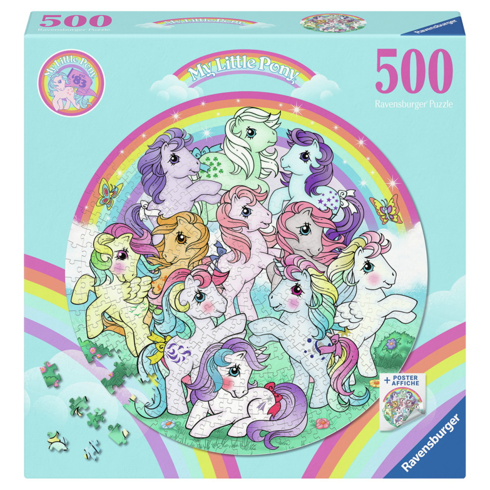 Ravensburger Pussel: My Little Pony - I Heart Pony 500 Bitar