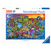 Ravensburger Pussel: Isle of Sights 3000 Bitar Ravensburger Pussel: Isle of Sights 3000 Bitar