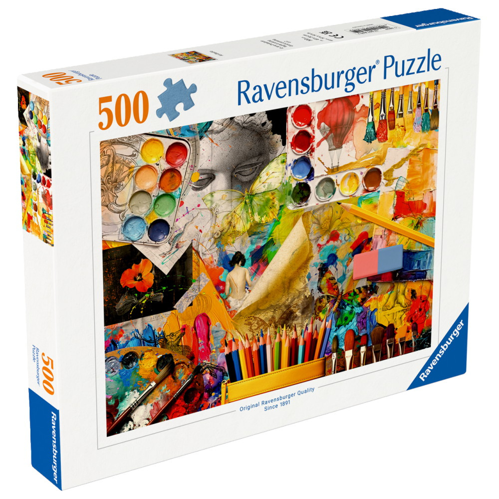 Ravensburger Pussel: Art Studio 500 Bitar