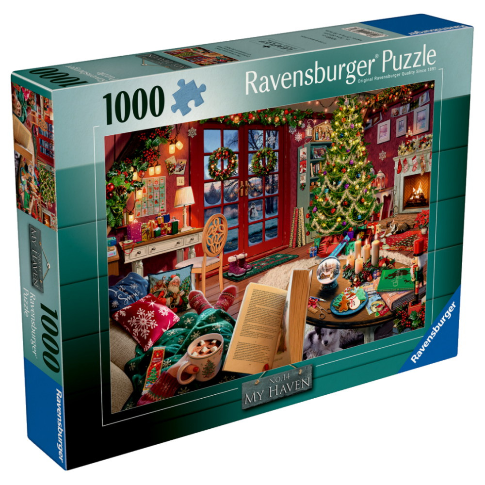 Ravensburger Pussel: The Christmas Shed - No.14 My Haven 1000 Bitar