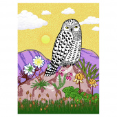 Ravensburger Pussel: Snowy Owl 500 Bitar Ravensburger Pussel: Snowy Owl 500 Bitar