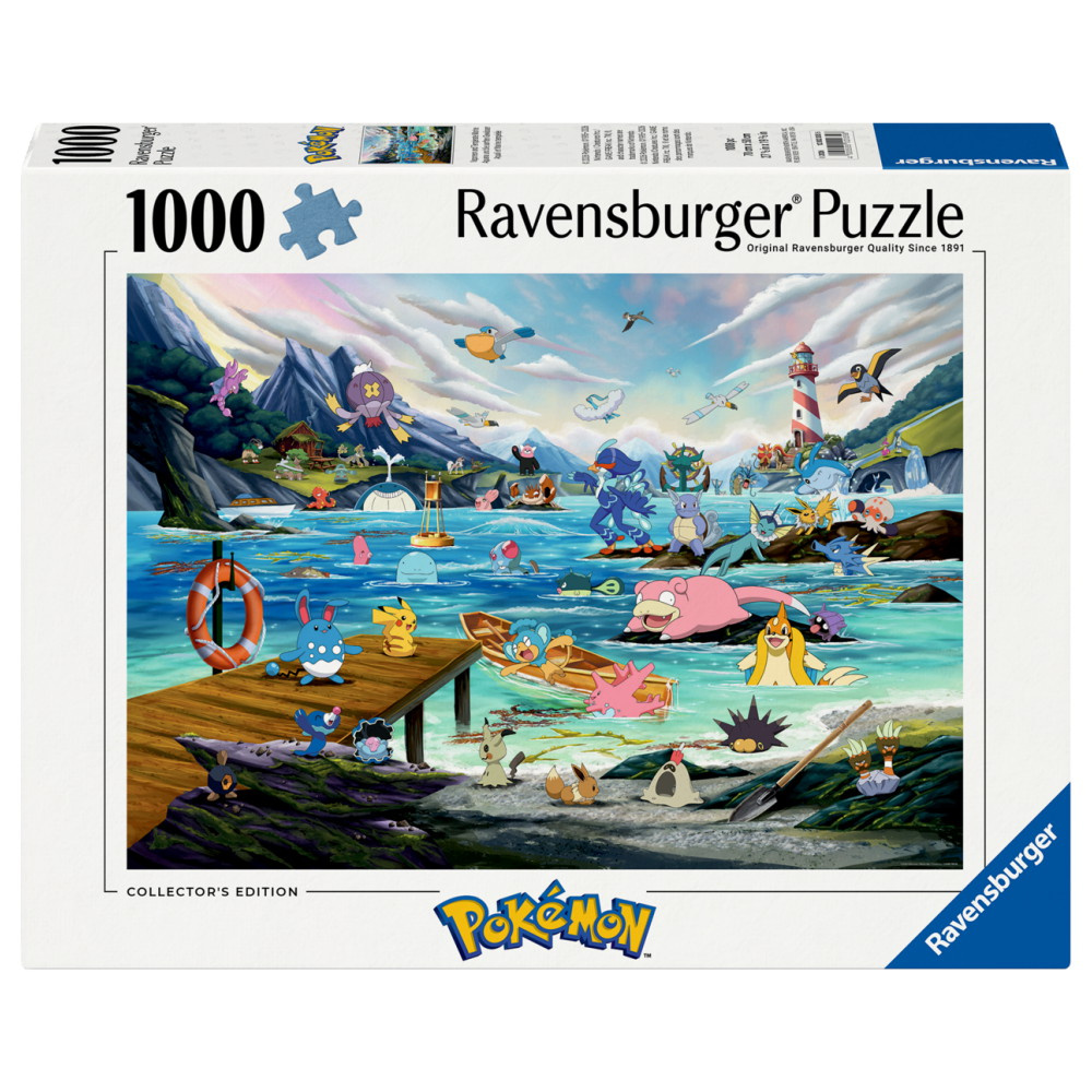 Ravensburger Pussel: Pokémon Vaporeon and Temperate Marine 1000 Bitar