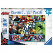 Ravensburger Pussel: Marvel Avengers 100 XXL Bitar Ravensburger Pussel: Marvel Avengers 100 XXL Bitar