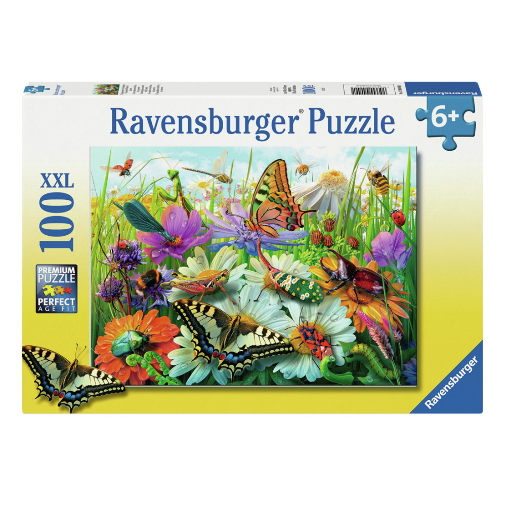 Ravensburger Pussel: Wonderful World Of Insects 100 XXL Bitar