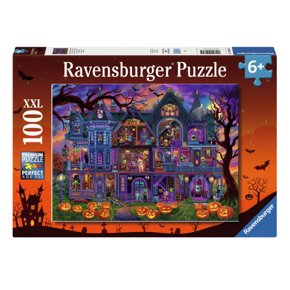Ravensburger Pussel: Monster House Party 100 XXL Bitar