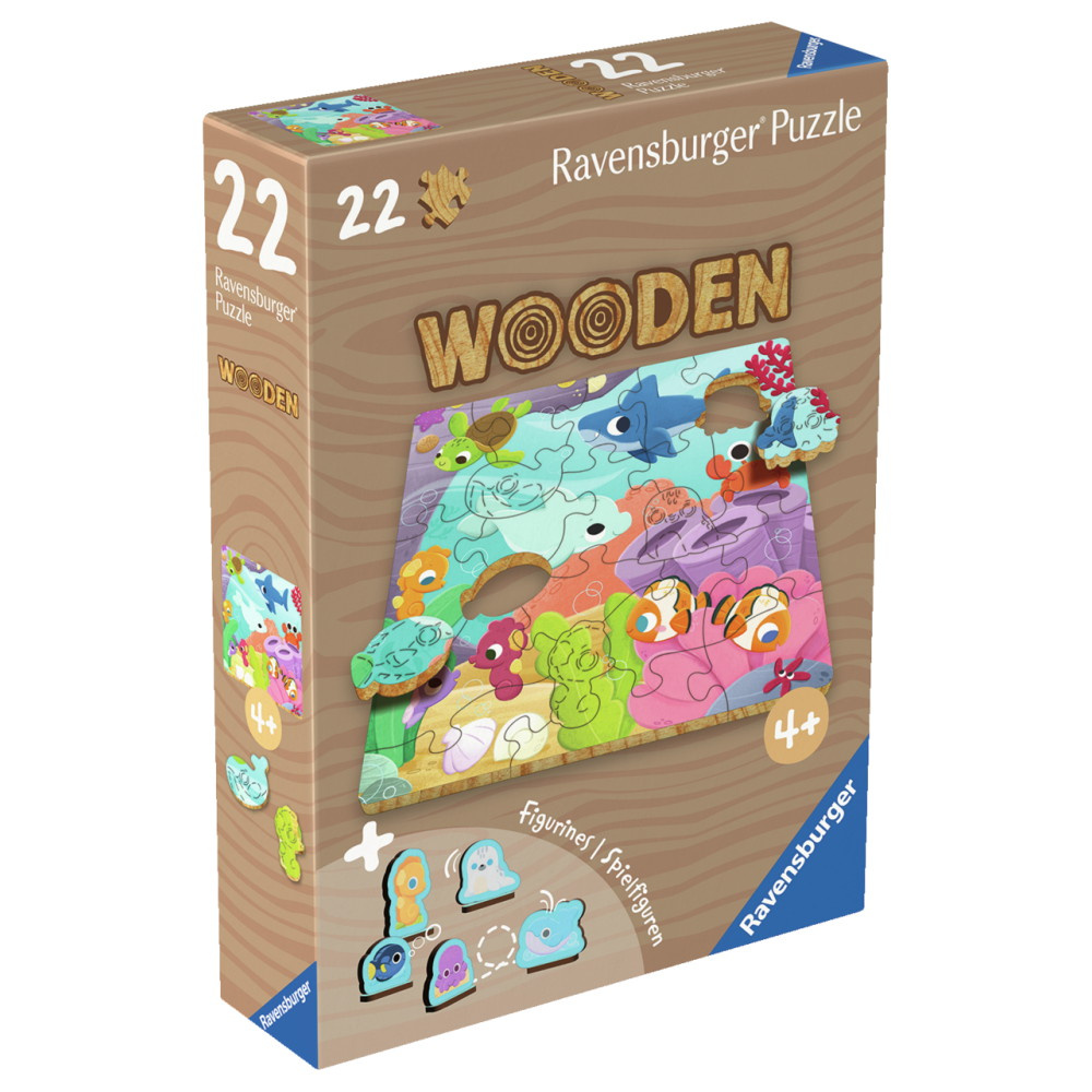 Ravensburger Wooden - Underwater 22 Bitar
