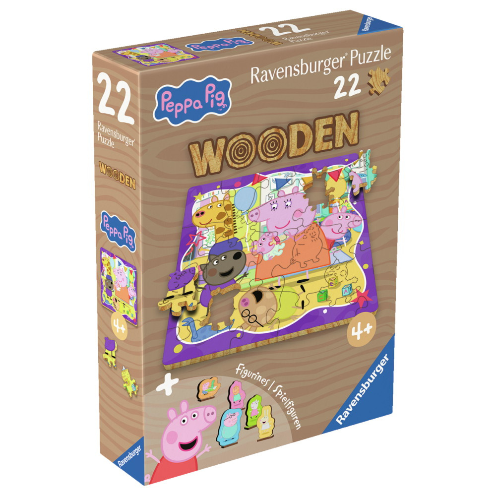 Ravensburger Wooden - Peppa Pig Friendship Party 22 Bitar