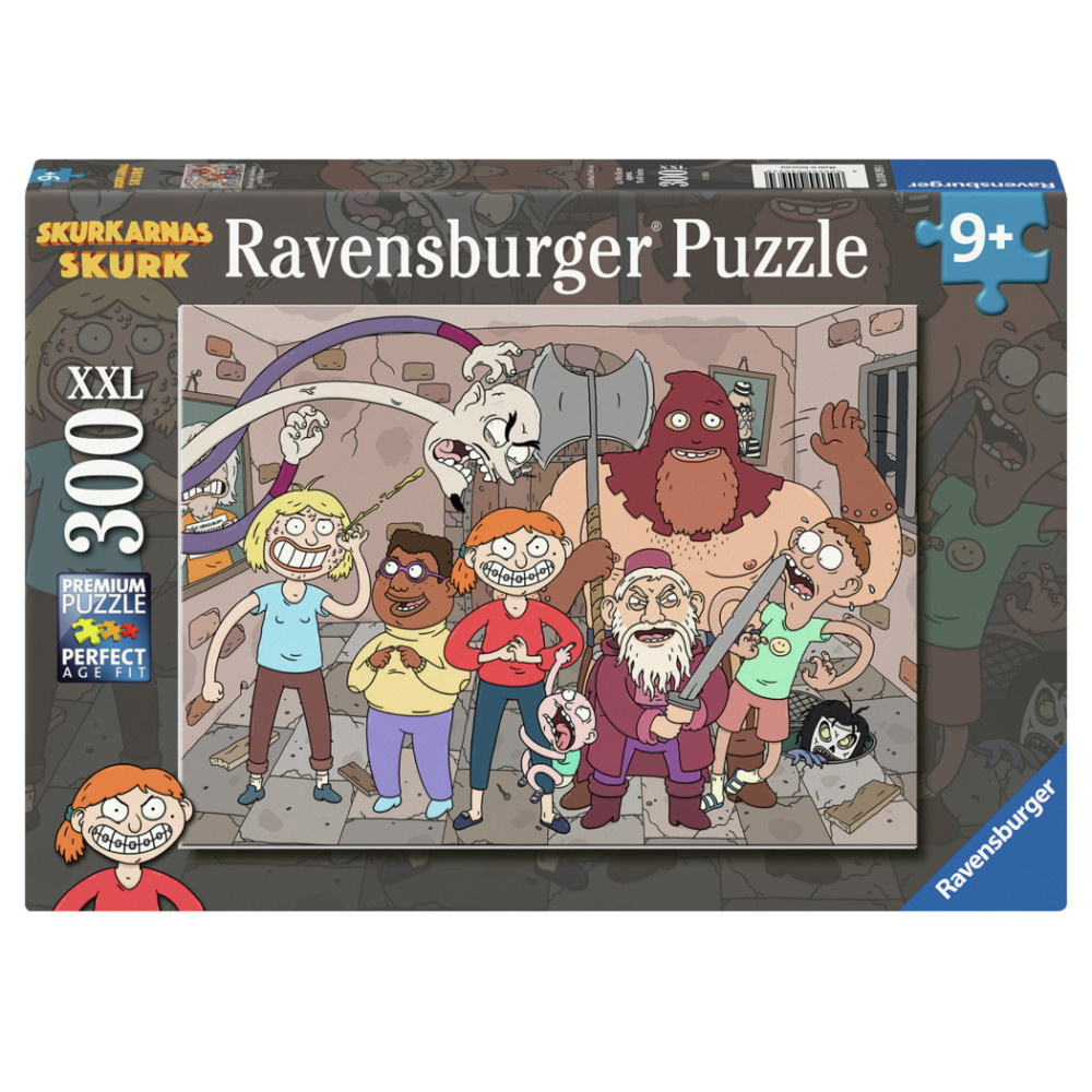 Ravensburger Pussel: Skurkigaste Skurkarna... och Peller Buster 300 Bitar