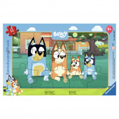 Ravensburger Rampussel: Bluey och hennes familj - 15 Bitar Ravensburger Rampussel: Bluey och hennes familj - 15 Bitar