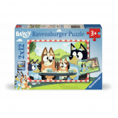 Ravensburger Pussel: Bluey 2x12 Bitar Ravensburger Pussel: Bluey 2x12 Bitar