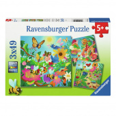 Ravensburger Pussel: Kryp, Kryp, Kryp 3x49 Bitar Ravensburger Pussel: Kryp, Kryp, Kryp 3x49 Bitar