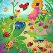 Ravensburger Pussel: Kryp, Kryp, Kryp 3x49 Bitar Ravensburger Pussel: Kryp, Kryp, Kryp 3x49 Bitar