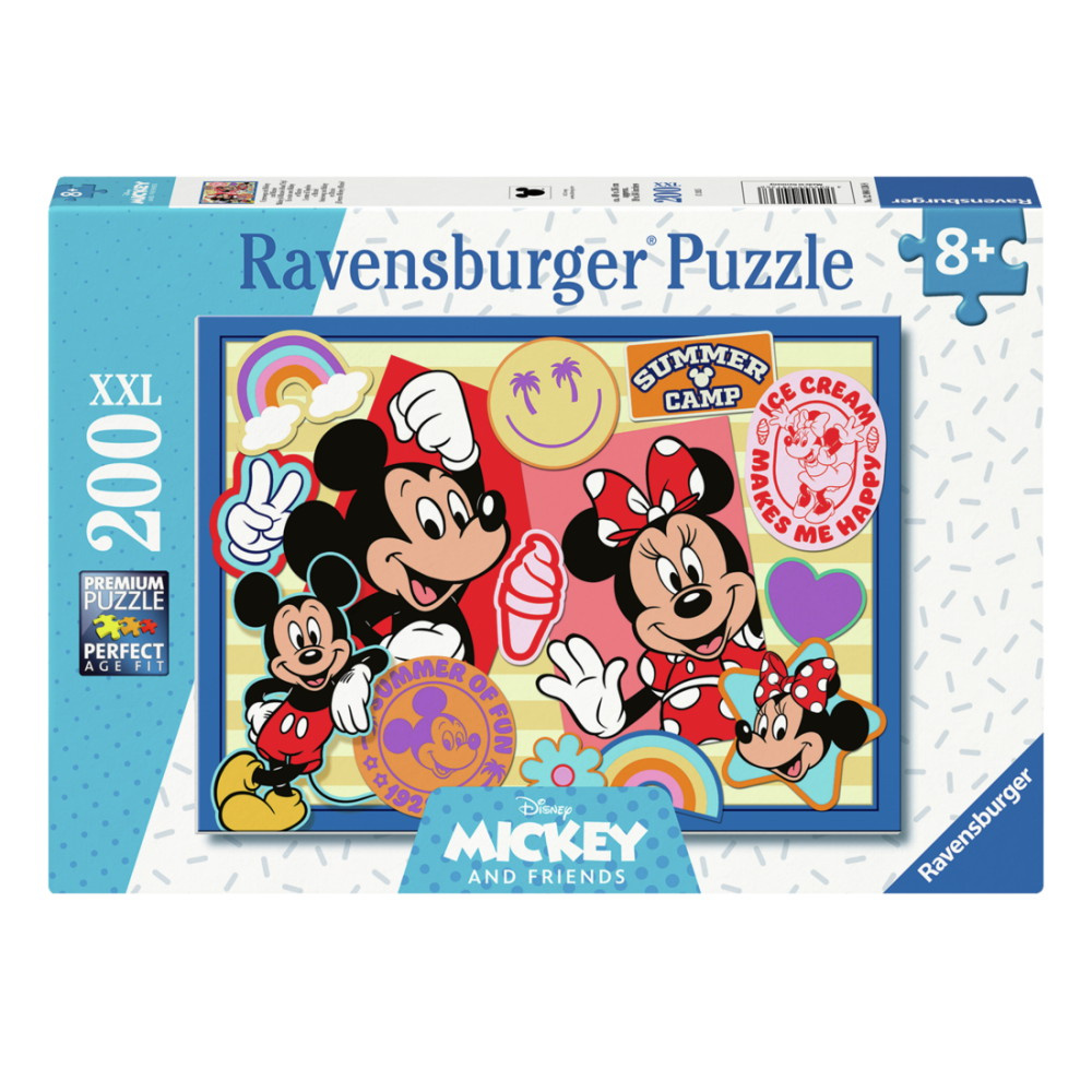 Ravensburger Pussel: Musse och Mimmis Bilresa 200 XXL Bitar
