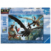 Ravensburger Pussel: Drakar Och Hjältar 150 XXL Bitar Ravensburger Pussel: Drakar Och Hjältar 150 XXL Bitar