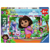 Ravensburger Pussel: Dora the Explorer 2x24 Bitar Ravensburger Pussel: Dora the Explorer 2x24 Bitar