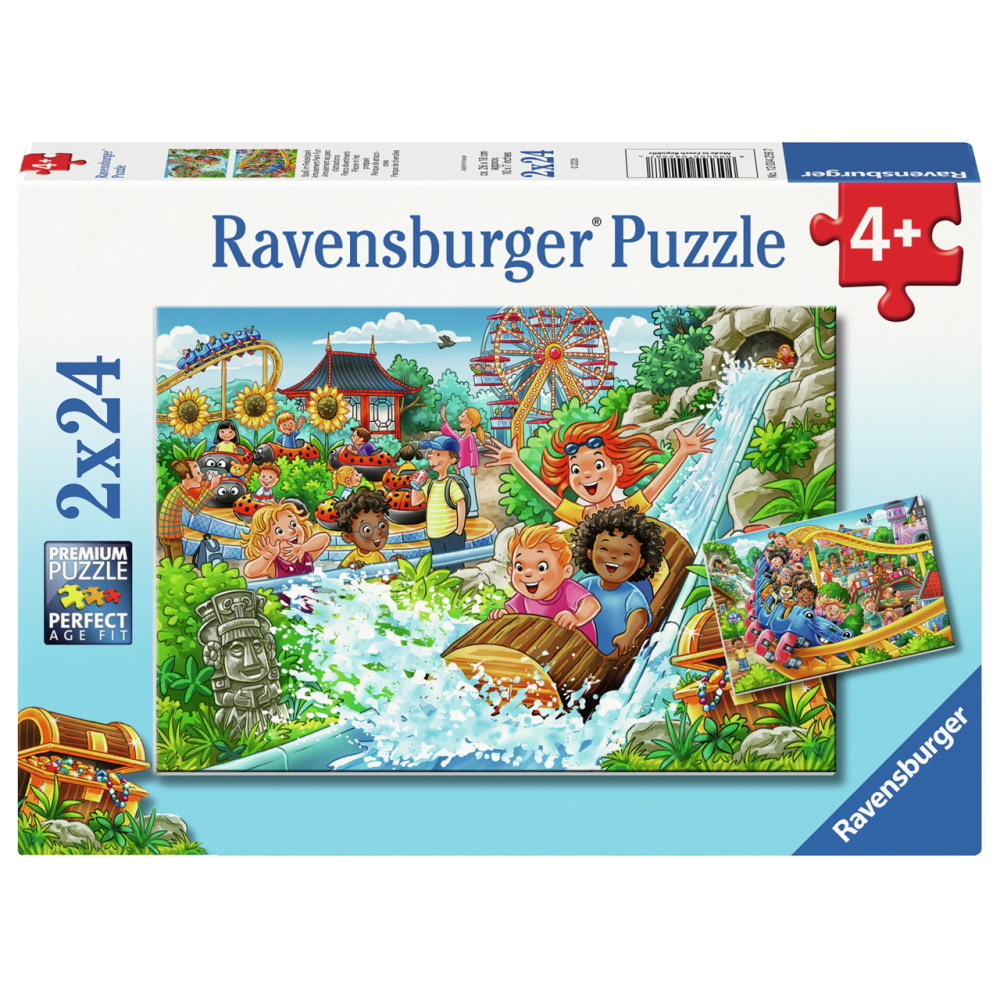 Ravensburger Pussel: Nöjespark 2x24 Bitar
