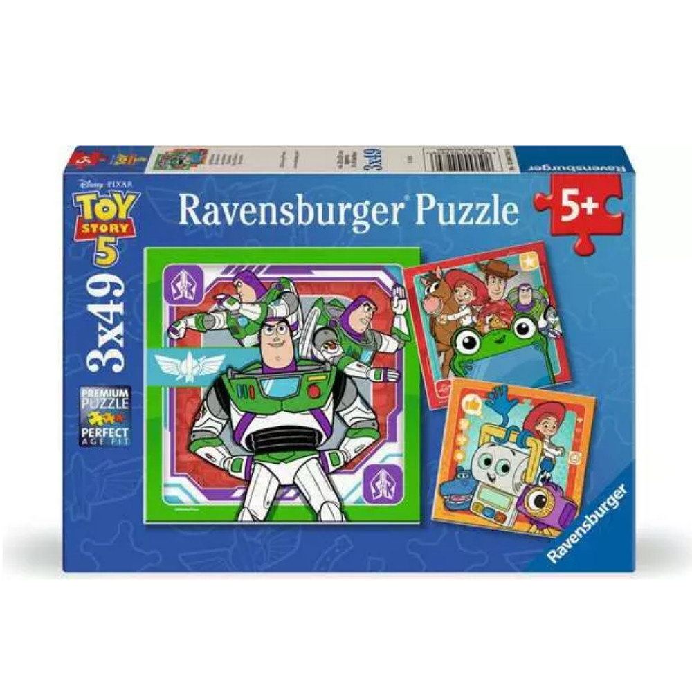 Ravensburger Pussel: Toy Story 5 On a Mission 3x49 Bitar 