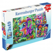 Ravensburger Pussel: Baby Garden Dragons 3x49 Bitar Ravensburger Pussel: Baby Garden Dragons 3x49 Bitar