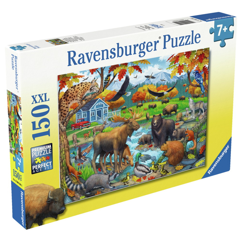 Ravensburger Pussel: Wildlife Gathering XXL 150 Bitar