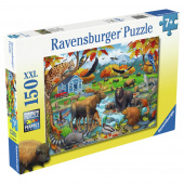 Ravensburger Pussel: Wildlife Gathering XXL 150 Bitar Ravensburger Pussel: Wildlife Gathering XXL 150 Bitar