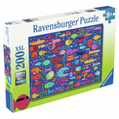 Ravensburger Pussel: Funny Fish Friends 200 XXL Bitar Ravensburger Pussel: Funny Fish Friends 200 XXL Bitar