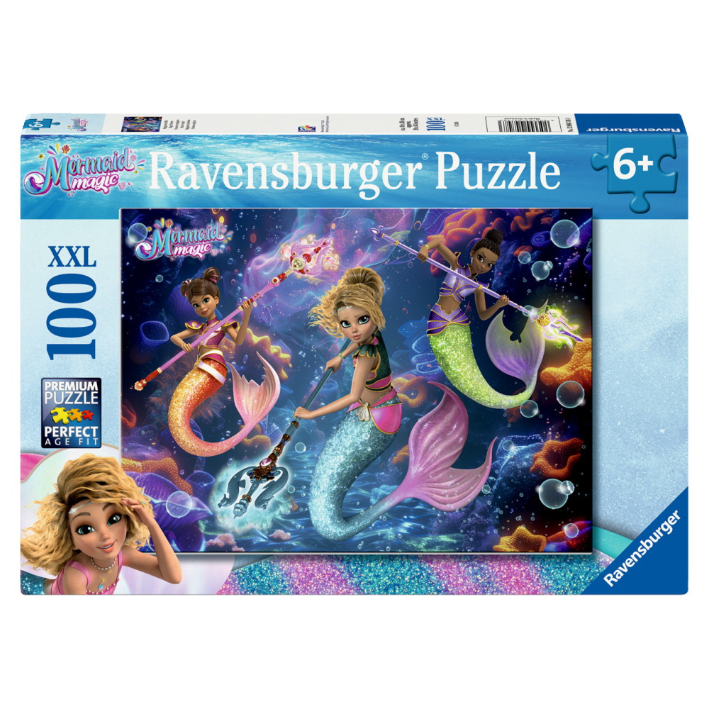 Ravensburger Pussel: Mermaid Magic, Magic Powers 100 XXL Bitar