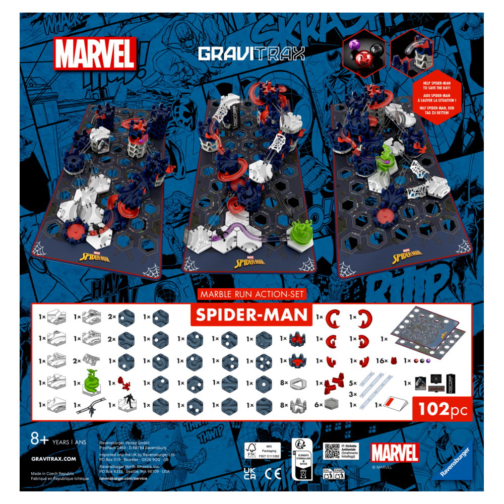 GraviTrax Marvel Spider-Man Action Set